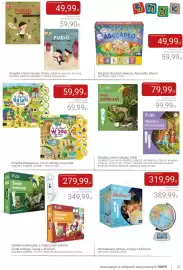 Smyk gazetka Strona 33: Książka dźwiękowa, różne rodzaje, Aksjomat €59,99, Książka Słucham wierszy, Abecadło, Morex €49,99