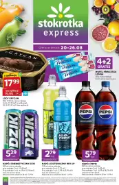 Stokrotka Express gazetka tydzień 34 Strona 1: Napój Pepsi €5,79