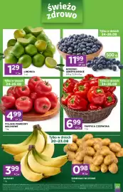 Stokrotka Express gazetka tydzień 34 Strona 2: Ziemniaki O!mięso €0,98, Borówki amerykańskie €11,99