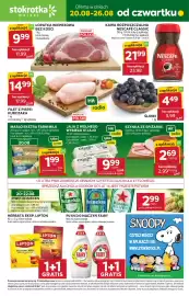 Stokrotka Market gazetka tydzień 34 Strona 1: Szynka ze spiżarni Gustavus €2,69, Jaja z wolnego wybiegu O!jajo €9,99