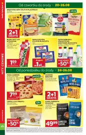 Stokrotka Market gazetka tydzień 34 Strona 4: Pizza Guseppe €7,99, Kefir Farm Milk, Krasnystaw, Osm Piaski, Mlekovita