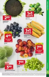 Stokrotka gazetka tydzień 34 Strona 9: Nektarynki €7,99, Winogrona Jasne €7,99