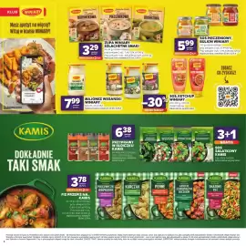 Stokrotka gazetka Strona 2: Bulion drobiowy Winiary €5,99, Fix przepis na polędwiczki wieprzowe Kamis €3,78
