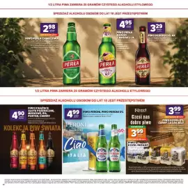 Stokrotka gazetka Strona 24: Piwo Perła Mango z Marakują €4,95, Piwo Perła Koźlak €3,29