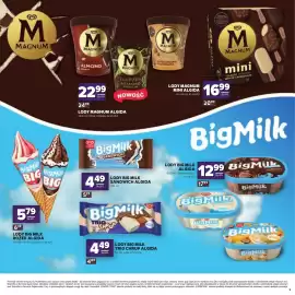 Stokrotka gazetka Strona 9: Lody Big Milk Sandwich Algida €4,49, Lody Magnum Pistachio Algida €22,99