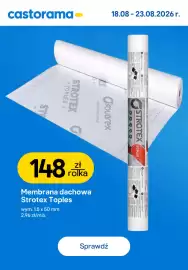 Castorama gazetka Strona 12: Membrana dachowa Strotex Toples €148,00