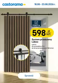 Castorama gazetka Strona 6: System przesuwny Fortia Labeo do drzwi przesuwnych €158,00