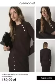 Greenpoint gazetka tydzień 34 Strona 8: Sweter dzianinowy Greenpoint w czekoladowym odcieniu brązu €159,99