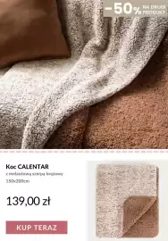 Homla gazetka Strona 2: Koc Calentar z melanżową szerpą brązowy 150x200 cm €139,00