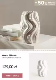 Homla gazetka Strona 5: Wazon Salana falowany biały €129,00