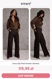 Renee magazyn tydzień 34 Strona 10: Jeansy High Waist Szerokie z Bawełną Renee €119,99