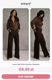 Renee magazyn tydzień 34 Strona 10: Jeansy High Waist Szerokie z Bawełną Renee €119,99