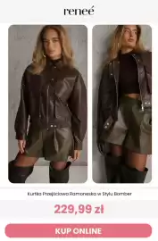 Renee magazyn tydzień 34 Strona 7: Kurtka przejściowa ramoneska w stylu bomber Renee €229,99