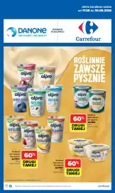Carrefour gazetka Strona 1: Roślinna alternatywa dla jogurtu Alpro Cherry / Vanilla, Roślinna alternatywa dla jogurtu Alpro