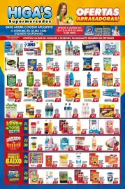 Folheto Higa's Supermercado semana 34 Página 1: Azeitona rivoli pote €10,99, Papel hig duetto folha dupla 30mt €15,99