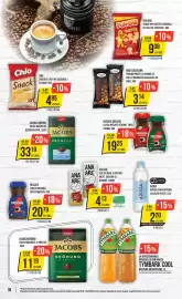 Catalog Mega Image săptămâna 34 Pagină 18: Nescafe brasero cafea instant/strong €19,25, Chio Snack €4,85