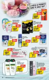 Catalog Mega Image săptămâna 34 Pagină 20: Gillette series gel de ras, cooling €18,39, Bella absorbante slim €7,35