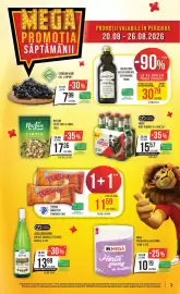 Catalog Mega Image săptămâna 34 Pagină 3: Ursus bere blondă €15,57, NutLine Fistic Coajă, Copt și Sărat €17,35