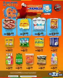 Catálogo DB Supermercados Página 3: Farinha mandioca ovinha jutica €9,99, Café almofada manaus €11,69