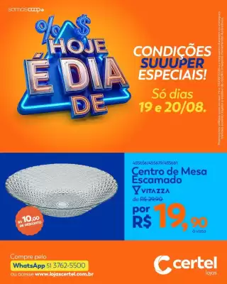 Folheto Lojas Certel