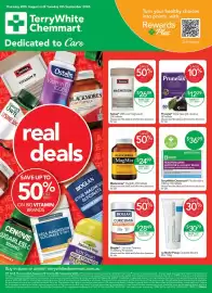 Terry White catalogue Page 1: La Roche-Posay Cicaplast Baume B5+ €30,79, Bioglan Curcumin Turmeric €28,49