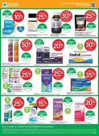 Terry White catalogue Page 2: Claratyne €29,99, Nourex Professional Vitamin C 1000mg €10,00