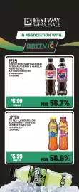 Bestway leaflet week 34 Page 1: Pepsi cream soda €5,99, Lipton ice tea €5,99