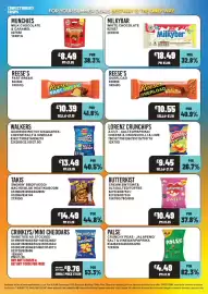 Bestway leaflet week 34 Page 20: Takis €14,49, Reese's fast break €10,39