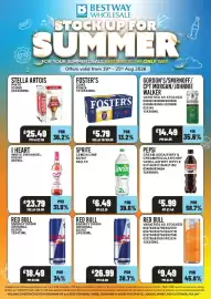 Bestway leaflet week 34 Page 3: Sprite lemon-lime €6,49, Foster's cans €5,79