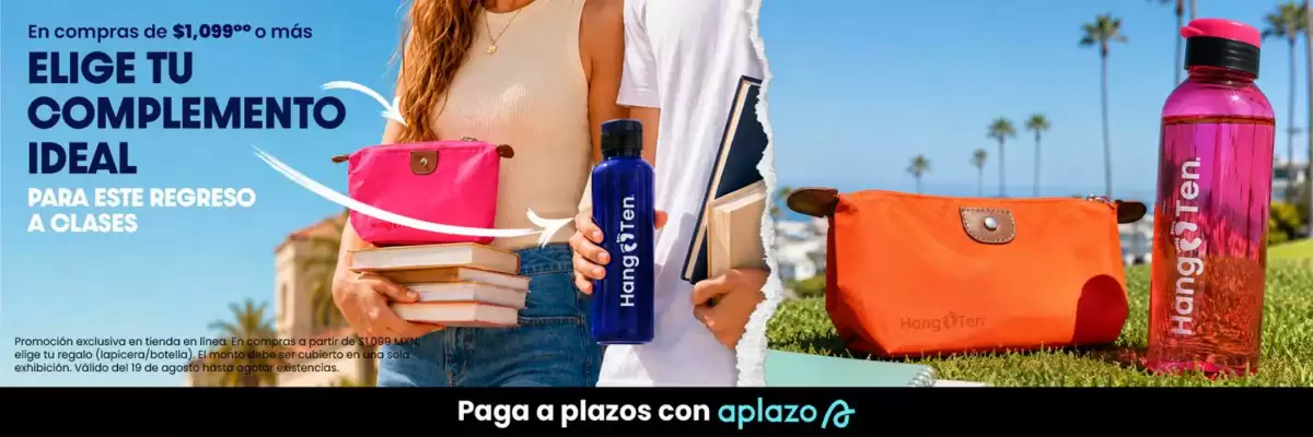 Hang Ten (válido hasta 19-08)