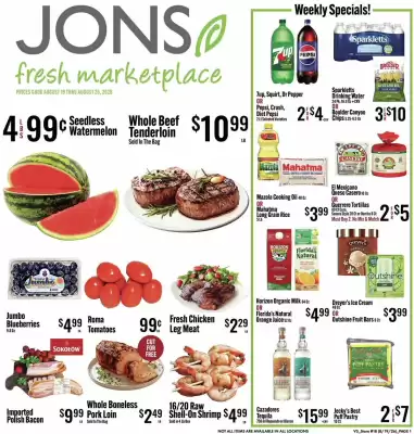 Jons International weekly ad (valid until 25-08)