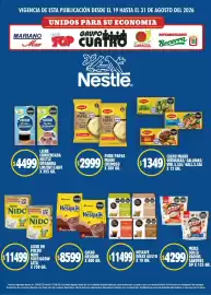 Catálogo Supermercados Mariano Max Página 15: Maggi pure de papas original €2.999,00, Nestle leche condensada €4.499,00