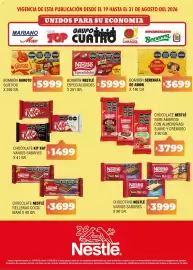 Catálogo Supermercados Mariano Max Página 16: Nestlé chocolate semi amargo con almendras suave y cremoso €3.799,00