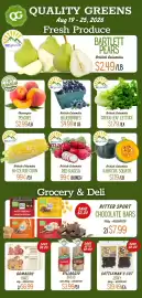 Quality Greens flyer week 34 Page 1