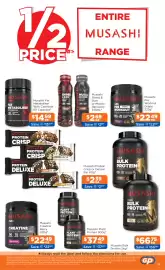 Good Price Pharmacy catalogue Page 20: Musashi Shred & Burn or Muscle Recovery €2,69, Musashi Creatine €22,49