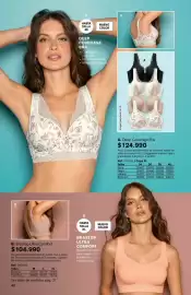 Catálogo Leonisa Página 40: Brastop ultra comfort €104.990,00, Arco - deep coverage bra €124.990,00