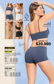 Catálogo Leonisa Página 57: Bóxer €39.990,00, Arcos - b. top sin costuras €56.990,00