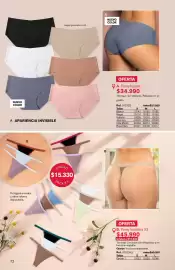 Catálogo Leonisa Página 72: Panty brasilera x3 €45.990,00, Panties hipster €34.990,00