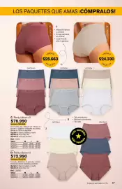 Catálogo Leonisa Página 87: Pack x3 bragas €25.663,00, C. panty clásico x3 €76.990,00