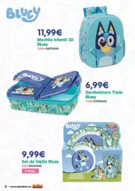 Catálogo Don Dino Página 6: Bluey - mochila infantil 3d €11,99, Bluey - set de vajilla €9,99