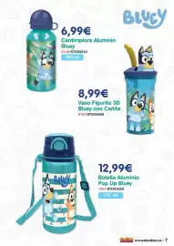 Catálogo Don Dino Página 7: Bluey - botella aluminio pop up €12,99, Vaso figurita 3d bluey con canita €8,99