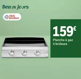 Catalogue E.Leclerc Jardi page 4: Plancha à gaz 3 brûleurs €159,00