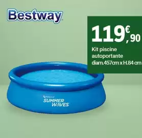 Catalogue E.Leclerc Jardi page 6: Bestway - kit piscine autoportante €119,90