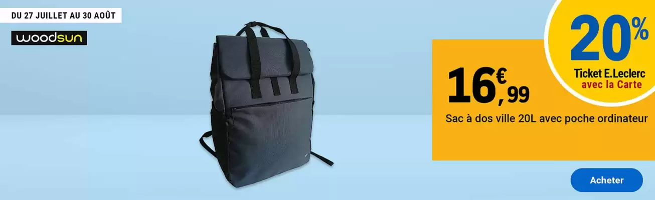 E.Leclerc Sport (valable jusqu'au 31-08)