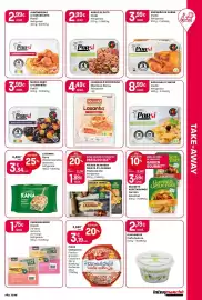 Folheto Intermarché semana 34 Página 15: Lasanha rana ricotta/espinafres €3,34, Massa nero com camarão por si €3,99