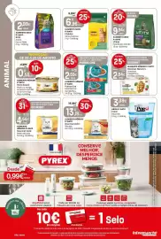 Folheto Intermarché semana 34 Página 46: Alimento húmido p/ gato gourmet gold mousse €13,18, Areia para gatos por si €3,39