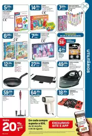 Folheto Intermarché semana 34 Página 47: Ferro caldeira jocca €49,99, Frigideira non stick tefal €12,99