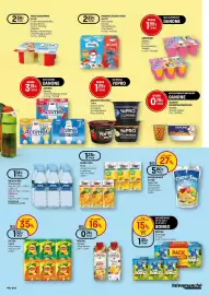 Folheto Intermarché Página 15: Iogurte proteína yopro €1,29, Actimel Danone €3,19