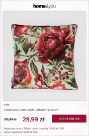 Home&You gazetka tydzień 34 Strona 3: Poszewka z nadrukiem Pomelia 45x45 cm €29,99