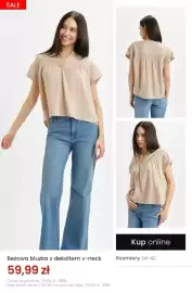 Top Secret gazetka tydzień 34 Strona 7: Bluzka damska beżowa z dekoltem v-neck €59,99